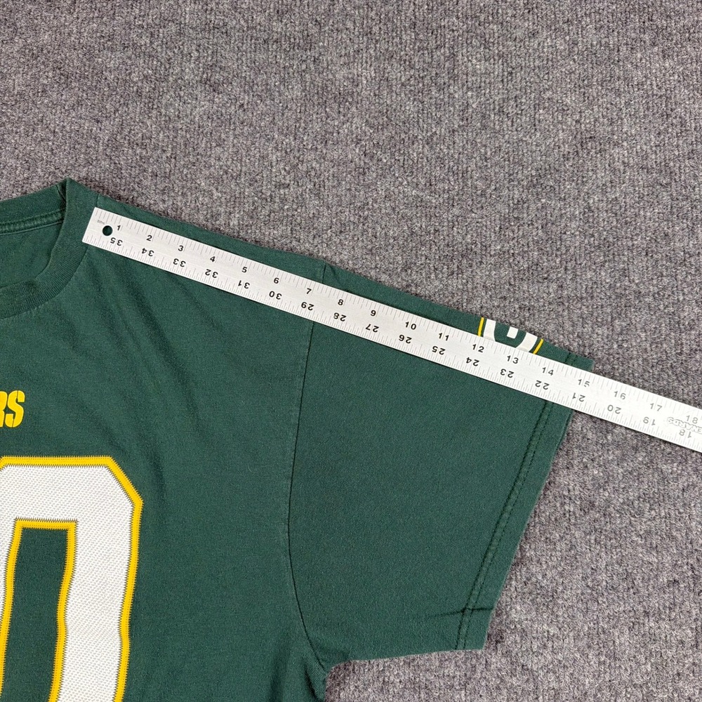 Green‎ Bay Packers Donald Driver 80 Shirt Men XL Green NFL Team Apparel - Picture 7 of 8